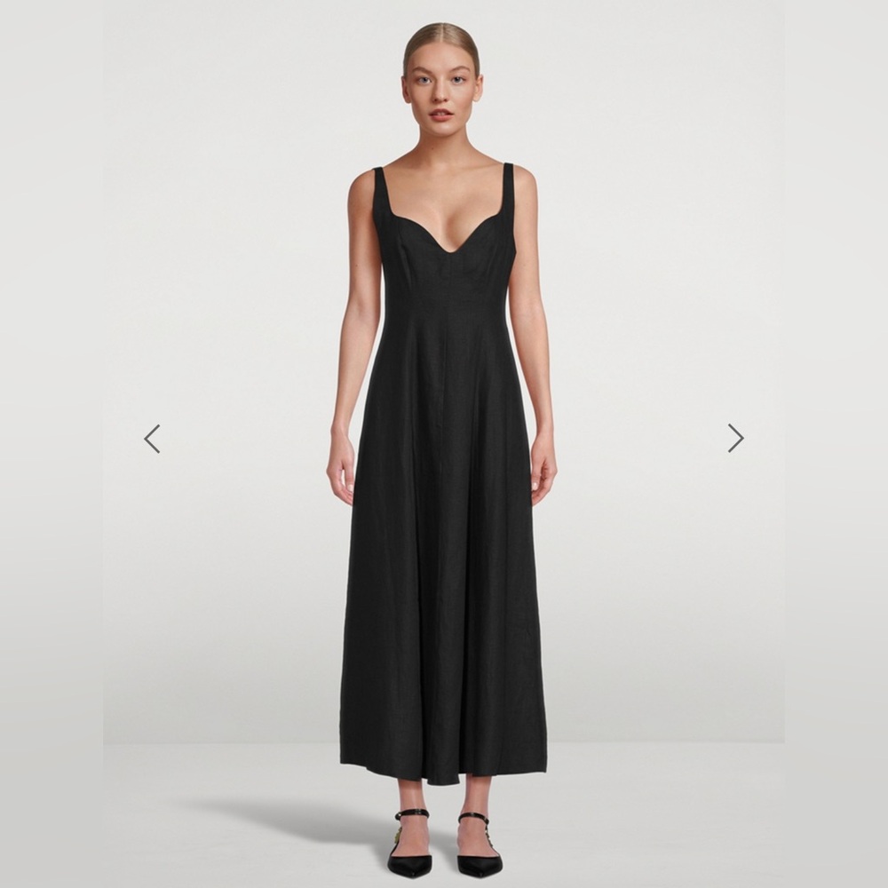 NWT Mara Hoffman Perdita Long A-Line Dress black size 2